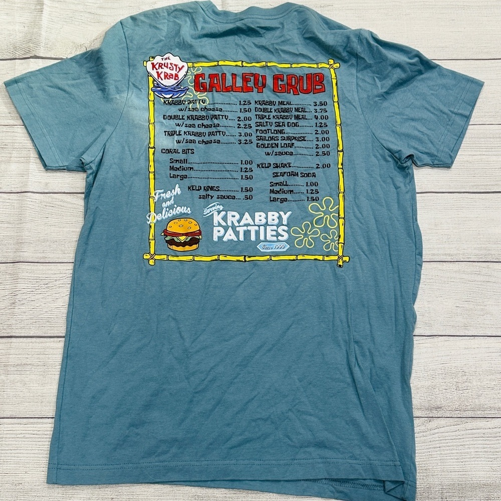 SpongeBob SquarePants Krusty Krab Menu T-Shirt